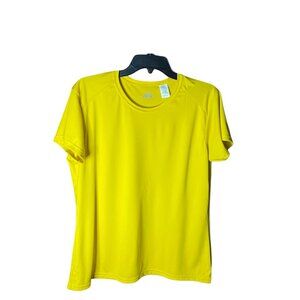 Mens A4 Yellow Gold Athletic Short Sleeve  T-Shirt 100% Polyester Size 2XL